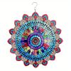 1pc 3D Hanging Wind Spinner Outdoor Decor For 3D Garden Wind Chimes Metal Yard Spinners 3D Stainless Steel Spinner Gifts Mandala 3D Spinner With 360Â¬âˆž