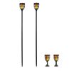Solar 3-in-1 Multi-Functional Torch Lights - Flame or Still Lighting (2 Pack)