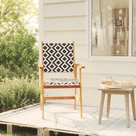 Patio Chairs 4 pcs Solid Acacia Wood