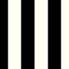 45" x 24" Black Stripe Rectangle Outdoor 2-Piece Deep Seat Cushion