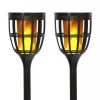 Solar 3-in-1 Multi-Functional Torch Lights - Flame or Still Lighting (2 Pack)