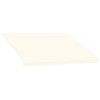 Awning Top Sunshade Canvas Cream 118.1"x98.4"