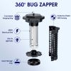 Bug Zapper 4000 Volt Waterproof Electric Mosquito Killer Trap mosquito repellent outdoor for Home Backyard Patio Garden, Black