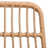 Patio Chairs 2 pcs 18.9"x24.4"x33.1" PE Rattan