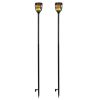 Solar 3-in-1 Multi-Functional Torch Lights - Flame or Still Lighting (2 Pack)