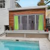 W54*L96in Outdoor Patio Curtain/Bright Green