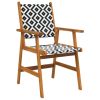 Patio Chairs 4 pcs Solid Acacia Wood