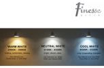 Finesse Decor Amsterdam LED 63" Floor Lamp // Dimmable, Silver