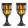 Solar 3-in-1 Multi-Functional Torch Lights - Flame or Still Lighting (2 Pack)
