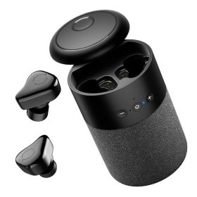 New B20 Bluetooth Speaker Headset (Option: Black-USB)