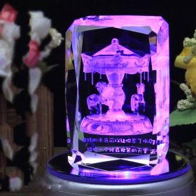 Colorful Crystal Lights For Birthday Gifts For Boys And Girls (Option: 4 style-Small)