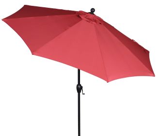 Better Homes & Gardens 9' Premium Patio Umbrella, Red (Color: Red)