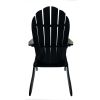 Wood Outdoor Adirondack Chair, Red Color