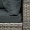 Patio Furniture Sets;  7-Piece Patio Wicker Sofa ;  Cushions;  Chairs ;  a Loveseat ;  a Table and a Storage Box