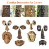 Resin Old Man Tree Hugger Bark Ghost Face Decoration Funny Tree Face DâˆšÂ©cor For Outdoor Yard Easter