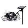 48' Vintage Warm White Solar String Lights