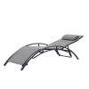 2PCS Set Chaise Lounges Outdoor Lounge Chair Lounger Recliner Chair For Patio Lawn Beach Pool Side Sunbathing
