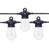 48' Vintage Warm White Solar String Lights