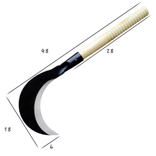 Agricultural Stainless Steel Lawn Mowing Sickle