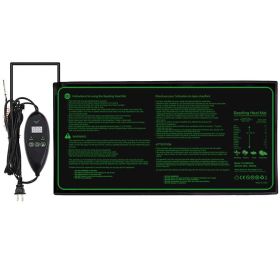 Plant Temperature Regulating Heating Pad Seed Growth Germination Waterproof Heating Pad Seedling Cultivation Seedling Pad (Option: 20x10in digital display-UK 240V)